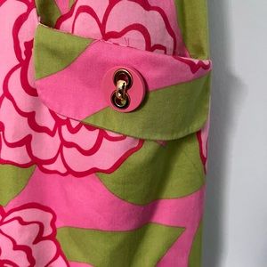 Vintage Talbots 14 Petite Floral Sheath Dress